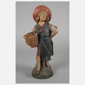 Gärtnerkind mit Körben