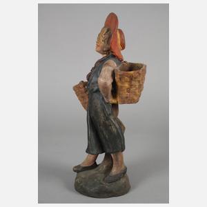 Gärtnerkind mit Körben