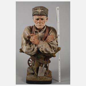 Herrenbüste "Seine Lorbeeren"