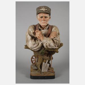 Herrenbüste "Seine Lorbeeren"