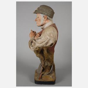 Herrenbüste "Seine Lorbeeren"