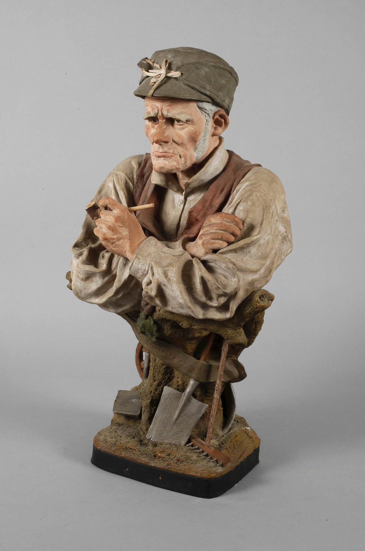 Herrenbüste "Seine Lorbeeren"