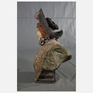 Übergroße Damenbüste Jugendstil