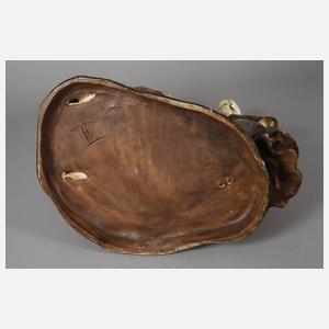 Goldscheider Wien figürliche Salonlampe