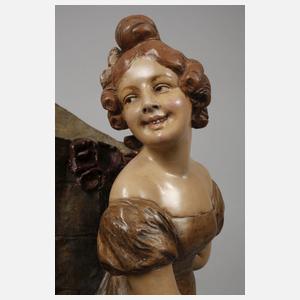 Figürlicher Salonspiegel Historismus