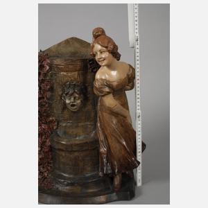 Figürlicher Salonspiegel Historismus