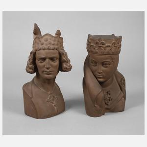 Paar Büsten Karlsruhe