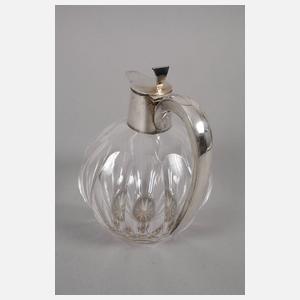 Kristallkaraffe mit Silbermontierung