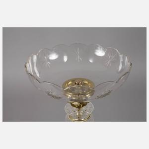 Steinschönau Fachschulvase Schwarzlotmalerei