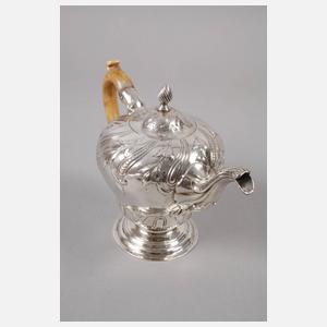 Silber-Teekanne Rokoko