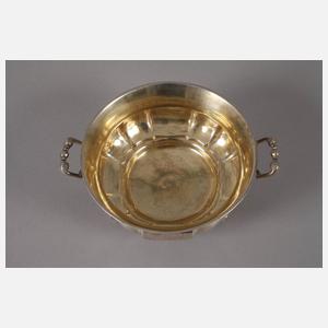 Augsburger Henkelschale Silber 1734