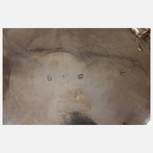 Augsburger Henkelschale Silber 1734