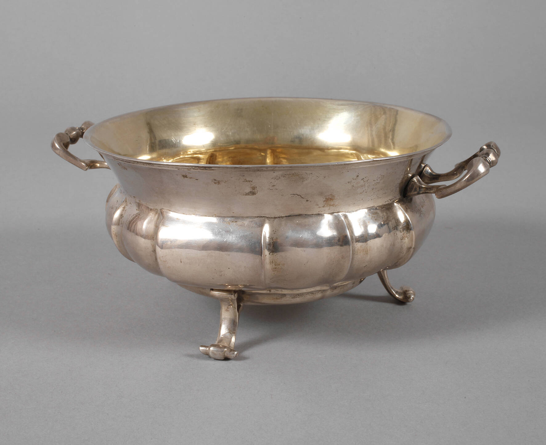 Augsburger Henkelschale Silber 1734