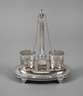 Klassizistische Menage Silber