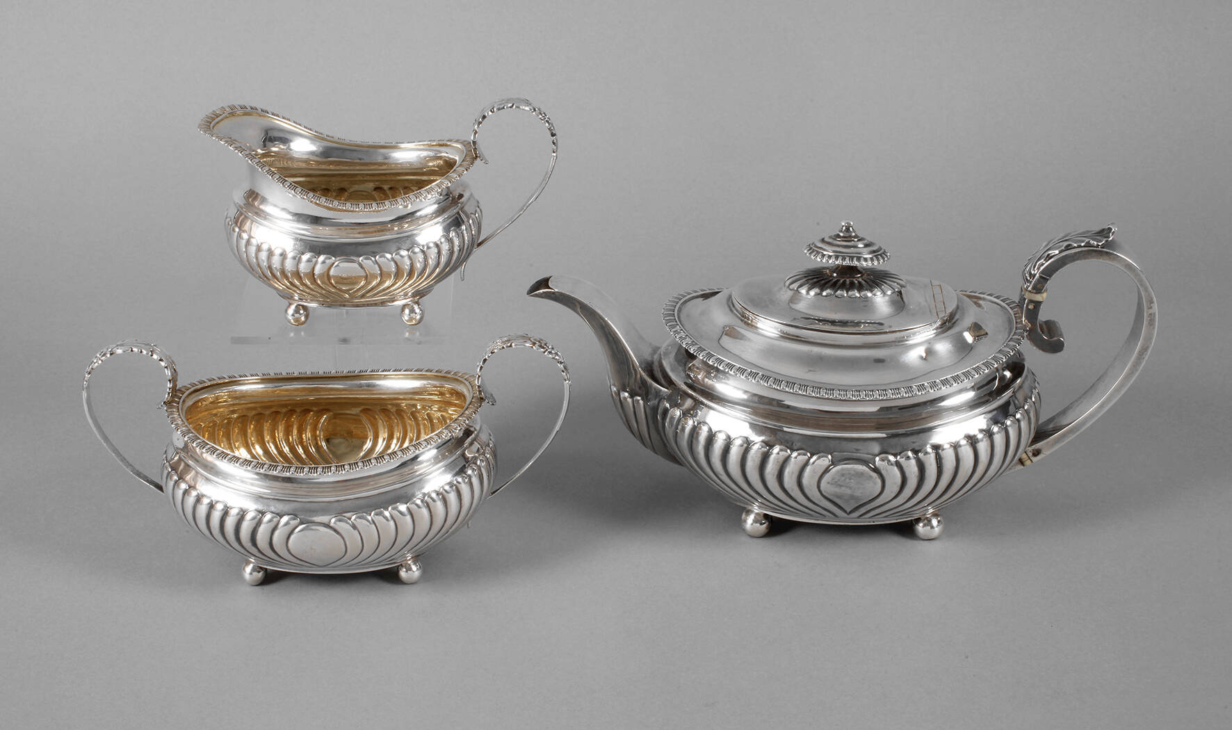 Teekernstück Silber England