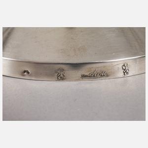 Paar klassizistische Frankfurter Silberleuchter