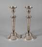 Paar klassizistische Frankfurter Silberleuchter