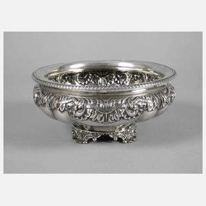 Hannover Silberschale Spätbiedermeier