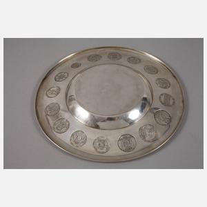 Münzteller 800er Silber
