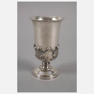 Silberbecher Spätbiedermeier