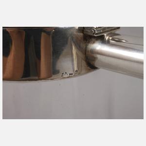 Kanne mit Silbermontierung aus Adelsbesitz