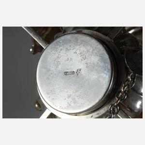 Silberkanne mit Rechaud