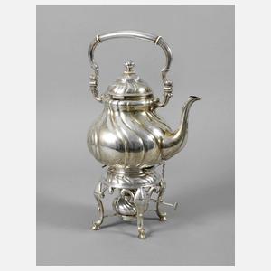 Silberkanne mit Rechaud