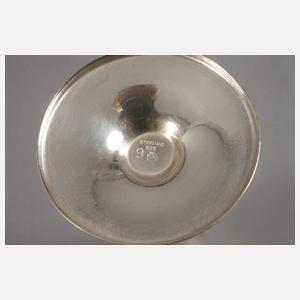 Paar Sektflöten Silber