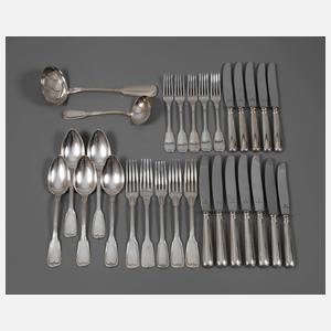 Silberbesteck Augsburger Faden