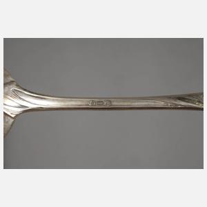 Silber sechs Speiselöffel