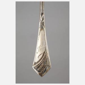 Silber sechs Speiselöffel