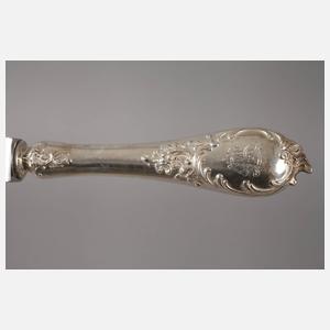 Silberbesteckkasten für sechs Personen