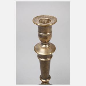 Paar klassizistische Bronzeleuchter