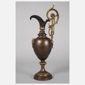 Beistellkanne Bronze Historismus