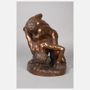 Antikenrezeption zwei kämpfende Ringer