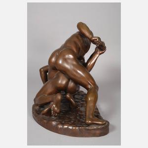 Antikenrezeption zwei kämpfende Ringer