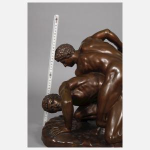 Antikenrezeption zwei kämpfende Ringer