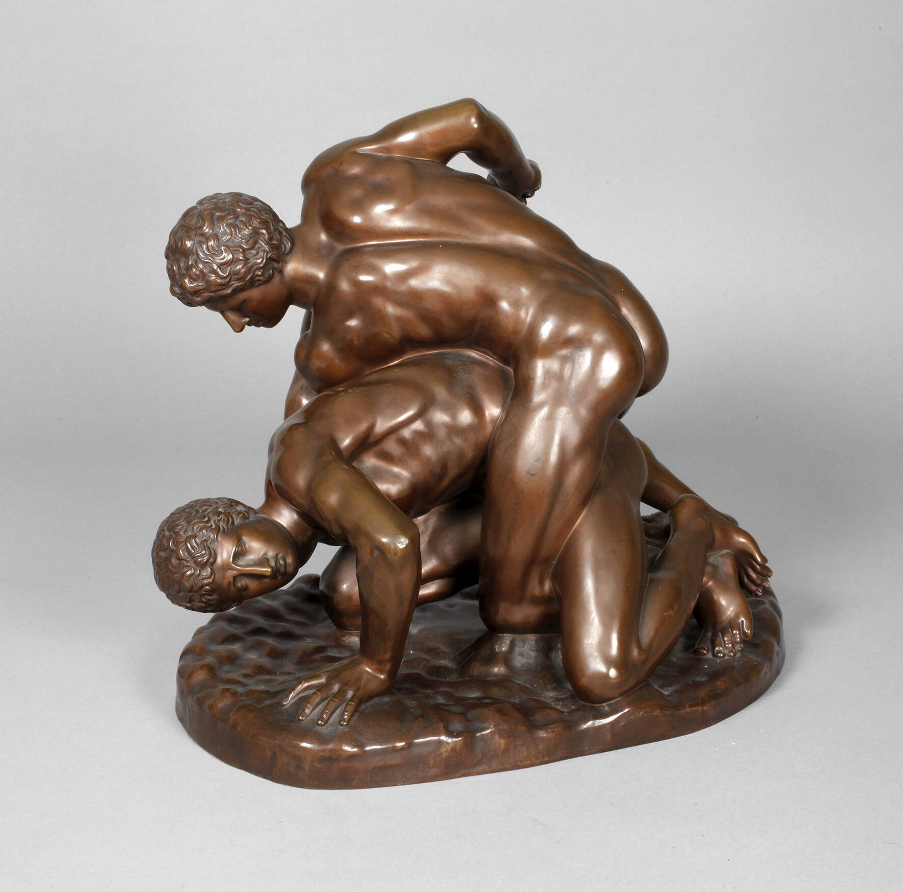 Antikenrezeption zwei kämpfende Ringer