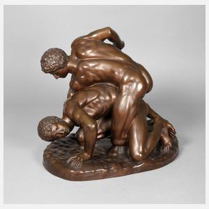 Antikenrezeption zwei kämpfende Ringer