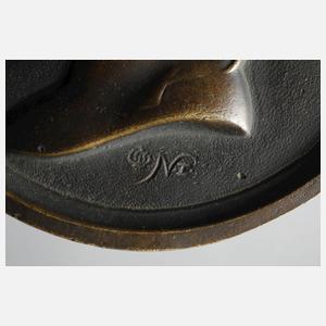 Bronzeplakette Napoleon I.
