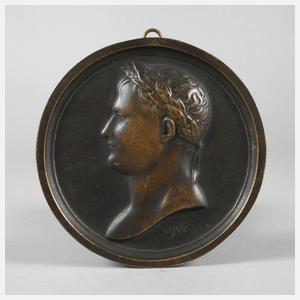 Bronzeplakette Napoleon I.