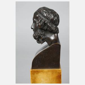Bronzebüste Blinder Homer