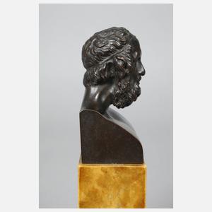 Bronzebüste Blinder Homer