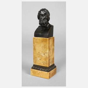 Bronzebüste Blinder Homer