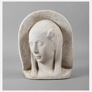 Reliefbüste Marmor