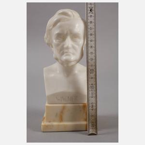 Alabasterbüste Richard Wagner