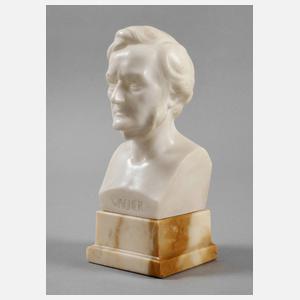 Alabasterbüste Richard Wagner