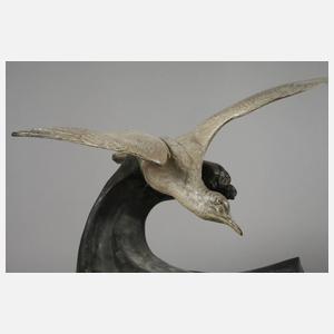 J. Loriot, Möwe im Flug