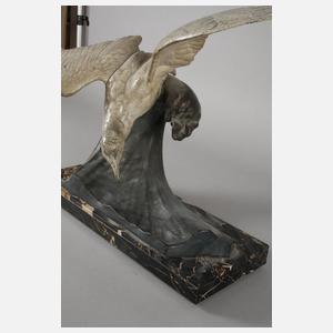 J. Loriot, Möwe im Flug