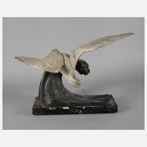 J. Loriot, Möwe im Flug